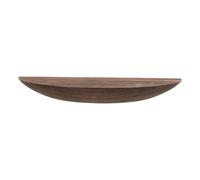 LOORGVEL Étagères Flottantes Demi-Rondes 27 CM, Support Cadre en Bois Cuit, Rangement sans Percer pour Bureau Salon Chambre