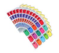 LOORGVEL Étiquettes Autocollantes de Prix Multicolores 180 Pièces, Format Standard, Adhésif Repositionnable pour Commerces de Détail, Supermarchés et Marchés, Panneaux de Soldes