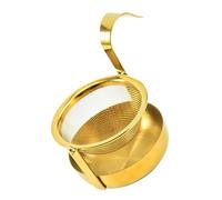 LOORGVEL Filtre à Thé Inox Réutilisable Acier Inoxydable Maille Fine Filtre Tasse pour Infusion Rapide Accessoire Pratique avec Crochet Adaptable
