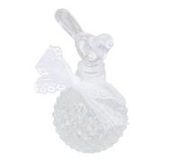 LOORGVEL Flacon de Parfum en Verre Embossé Petit Modèle Bouchon Oiseau, Flacon Aromatique Artisanal pour Conservation des Arômes, Décoration Vintage pour Salle de Bain ou Coiffeuse