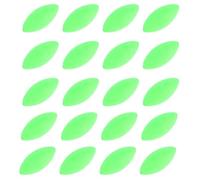 LOORGVEL Flotteurs de Pêche en Mousse Olive Verts 3 63X132 MM Pack de 100 Boules Flottantes Rondes pour Matériel Pêche au Coup Compatibles Eau Douce et Mer Carpe Polyvalent