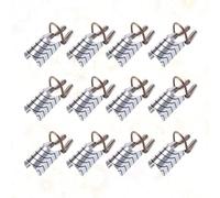 LOORGVEL Formes de Nail Art en Aluminium Argenté 15Pcs, Outil de Nail Art Réutilisable Guide Précis, Extension Ongle Gel pour Usage Professionnel Domicile