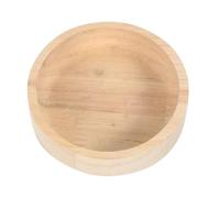 LOORGVEL Gamelle pour Hamster Bois Naturel Petit Modèle Bol en Chêne Massif Mangeoire Stable pour Petits Animaux Gerbilles Rats et Hamsters Nains