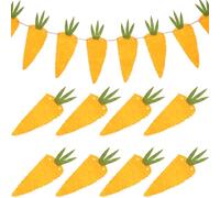 LOORGVEL Guirlande de Pâques Fanion et Bannière Joyeuses Pâques en Tissu pour Décoration Murale et Photobooth Lors d'Événements Festifs