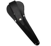 LOORGVEL Housse pour Ciseaux de Couture en PU Noir, Protège-Ciseaux Réutilisable et Facile à Utiliser, Pochette Suspendue pour Travaux de Couture et Artisanat