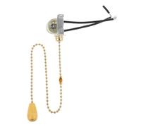 LOORGVEL Interrupteur à Tirette pour Lampe de Plafond Remplacement Pratique Design Robuste pour Salles de Bain et Divers