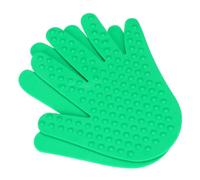 LOORGVEL Jeu D’Empreintes de Mains pour Garçon et Filles en Feutrine Verte, Patchs D’Entraînement Coordination Œil-Main, Jouet D’Extérieur, 1 Paire