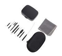 LOORGVEL Kit de Nettoyage Compact pour Appareils Auditifs avec Brosse Magnétique Multifonction Tournevis et Accessoires pour Entretien des Aides Auditives et Bouchons Doreille