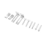 LOORGVEL Kit de Réparation Quincaillerie Porte Pliante Roulettes et Pivots Inférieurs pour Portes Pliantes Coulissantes et Placards Installation Facile Glissement et Durable