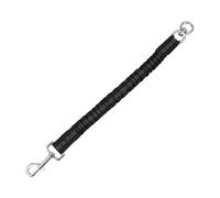 LOORGVEL Laisse Réfléchissante Élastique Nylon pour Chien Solide et Extension Extensible pour Marche Course Entraînement Adaptée Aux Petits et Moyens Chiens Noir