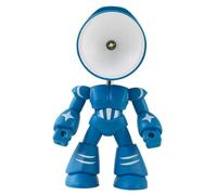 LOORGVEL Lampe de Chevet Robot Petite Veilleuse Ajustable pour Chambre Lumière Douce Design Compact Portable