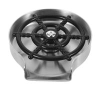 LOORGVEL Lave-verres Automatique pour Évier Inox Rinçage Haute Pression pour Tasses Bouteilles et Verres de Voyage Nettoyage Rapide