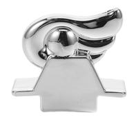 LOORGVEL Lève-abattant de Toilette Auto-adhésif Argenté, Accessoire Salle de Bain Hygiénique, Levier de Levage Portable pour Wc, Maison, Bureau, Hôtel, Rehausseur de Siège Pratique