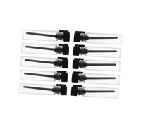 LOORGVEL Lot de 10 Flacons D’Échantillon de Parfum en Verre 1 Ml, Design Élégant, Étanches, Silicone, pour Voyages et Déplacements
