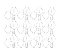 LOORGVEL Lot de 12 étriers métalliques en acier inoxydable pour bocaux à large goulot - Bouchon à ressort avec joint sûr - Pinces de conservation anti-fuite pour bocaux de conservation durables