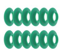 LOORGVEL Lot de 12 Joints d'Étanchéité en Silicone Vert Réutilisables et Flexibles pour Bouchons à Bascule de Bouteilles de Bière et Boissons Anti-Fuite Compatibles Bouteilles à Goulot