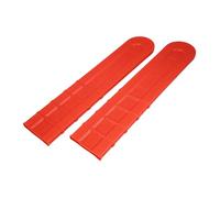 LOORGVEL Lot De 2 Couvercles De Guide-Chaîne De Tronçonneuse 12 Pouces Couvercle De Tête De Tronçonneuse Couvercle De Tronçonneuse À Essence Tronçonneuse Électrique Huile Rouge