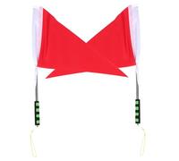 LOORGVEL Lot De 2 Drapeaux Télescopiques Pour Guide Touristique Drapeaux Portables Pour Événements Pour L'Extérieur Équipement De Guide Touristique