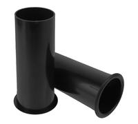 LOORGVEL Lot de 2 Tubes D’évent Bass-Reflex 60×150mm en Plastique pour Caisson de Basses, Tube Guide Sonore Tubulaire Compatible, Amélioration des Basses pour Enceintes Domestiques,