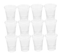 LOORGVEL Lot de 24 Coupes Religieuses en Verre Transparent 15 Ml Mini Calices Chrétiens pour Communion Dégustation de Liqueurs et Événements Religieux Verres Portables et Faciles à