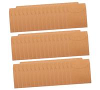 LOORGVEL Lot de 50 Pochettes CD en Papier Kraft 100% Naturel, Format Carré, Style Rétro Vintage, Étuis De Rangement pour DVD Et Cartes, Support De Stockage pour Présents Et Archives