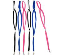 LOORGVEL Lot de 6 Cordons de Toilettage pour Chien, Nœud Coulant Ajustable en Nylon, Sangles Bleues, Noires et Roses pour Table de Toilettage, Accessoires Pratiques pour Petits et Moyens