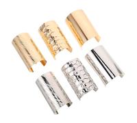 LOORGVEL Lot de 6 Pinces à Cheveux en Alliage Brossé pour Queue de Cheval Haute Accessoires Métalliques Antidérapants Vintage pour Femmes et Filles Décorations Coiffure Polyvalentes au