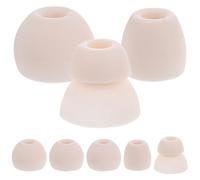 LOORGVEL Lot de 8 Embouts en Silicone pour Écouteurs Intra-auriculaires sans Fil, Souples et Antistatiques, Remplaçables, Lavables, Confortables, Accessoires Sport pour Course, Jogging et Cyclisme