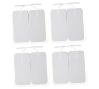LOORGVEL Lot de 8 Patchs de Massage Rectangulaires 5x10 Cm Tissus Non Tissés Auto-adhésifs Compatibles Électrostimulateurs Usage Physiothérapie Soins Musculaires