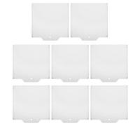 LOORGVEL Lot de 8 Protections d'Interrupteur Transparentes en Plastique pour Bouton d'Arrêt d'urgence Étanches et Anti-Activation Accidentelle Adaptées aux Environnements Commerciaux et