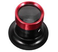 LOORGVEL Loupe de Bijoutier 15x en Verre Frontal et Métal, Pince Oculaire Réglable, Outil de Réparation Horlogère Portable, pour Bijoutiers et Réparation de Montres, Usage Professionnel