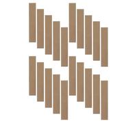 LOORGVEL Manchons Jetables en Papier Kraft Épais, Étuis pour Couverts et Baguettes, 200 Pièces, Emballage Étanche pour Restauration, Pochette en Papier pour Restaurant et Services