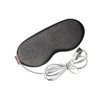 LOORGVEL Masque pour Yeux USB Vapeur avec Chaleur Masque de Sommeil Occultant pour Soulager Fatigue Oculaire Troubles du Sommeil et Poches Bandeau Nuit Confortable pour Bureau et Voyage