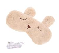 LOORGVEL Masque Yeux Nuit Rechargeable Usb Cache-yeux Chauffant Pour Dormir Oculaire Sans Lumière Fuite