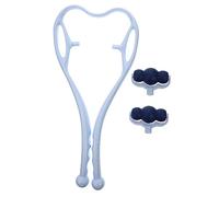 LOORGVEL Masseur Manuel pour Nuque à Bleu Soulagement Cervical par Pression des Points Dacupuncture Outil de pour Maison et Détente