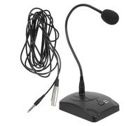 LOORGVEL Microphone à Condensateur Filaire Col de Cygne 5m Haute Sensibilité pour Bureau PC Conférence Enregistrement Vocal Kit Microphone Pratique Accessoires Informatiques