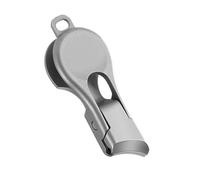 LOORGVEL Mini Coupe Ongles Acier Inoxydable à Large Mâchoire Éclaboussures Coupe Ongles Inclinés Précis pour Manucure et Pédicure Compact et Portable et Hommes