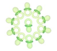 LOORGVEL Mini Tétines Shower Vert Transparent Décorations Légères et Délicates pour Invités et Confettis de Fête
