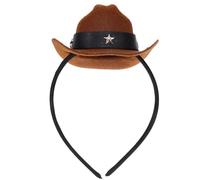 LOORGVEL Mini Top Hat Headband With Strap Decorative Top Hat For Women Vintage Carnival Party Accessory