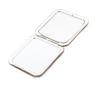 LOORGVEL Miroir Maquillage Pliable Portable avec Grossissement Miroir de Poche Compact et pour Voyage et Retouches Design Protecteur avec Couvercle Flip Couleur