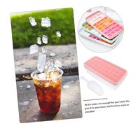 LOORGVEL Moule Silicone pour Glaçons avec Couvercle Cases Grand Volume Set DIY Bac Glaçons Créatif pour Boissons et Desserts