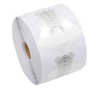 LOORGVEL Nail Extension Stickers Aluminium Épais pour Manucure Guide Autocollants Forme de Poisson pour Ongles Accessoires Nail Art Professionnels et Usage Domestique