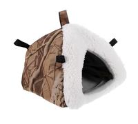 LOORGVEL Nid Douillet pour Hamster et Chinchilla Coton Épais Maison Suspendue Isolante Accessoire Chaud pour Petits Animaux et Cadeaux Pet-Friendly