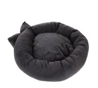 LOORGVEL Nid Douillet pour Petit Animal en Peluche Chaude, Lit D’Hiver Épais Gris Petit Format, Tapis de Couchage Confortable pour Hamster, Lapin, Cochon D’Inde, Environnement Chaud Hiver