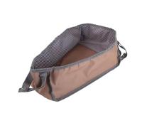 LOORGVEL Organisateur Panier Poussette Canne Imperméable en Tissu Oxford, Panier de Remplacement Fond Poussette, Grand Rangement sous Siège, Accessoire Kaki