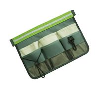 LOORGVEL Organiseur de Ceinture Outils Jardin Multifonction Oxford avec Bande Réfléchissante à Outils de Jardinage Ergonomique à Poches Multiples Ajustable pour Service de Nettoyage et