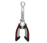 LOORGVEL Outil de Dénoyautage Multifonction Ergonomique Rouge et Noir Pince à Fruits pour Enlever Cœur des Dattes Rouges et Poires Résistant et Facile à Nettoyer Cuisine Maison et