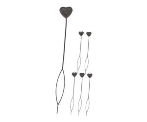 LOORGVEL Outils de Coiffure pour Tresses et Perles Cheveux 6 Pièces Noir Outil à Boucle Multifonction pour Filles et Femmes Coiffure Rapide Chignon et Queue de Cheval