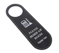 LOORGVEL Panneau de Porte Double Face Ne Déranger PU pour Signe de Confidentialité Étiquette Poignée Design Élégant