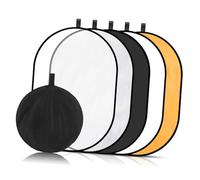 LOORGVEL Panneau Réflecteur Pliable pour Photographie Professionnelle, Grand Format 60x90 Cm, en Nylon Résistant, Diffuseur Lumière Polyvalent pour Extérieur et Portrait, Équipement Photo